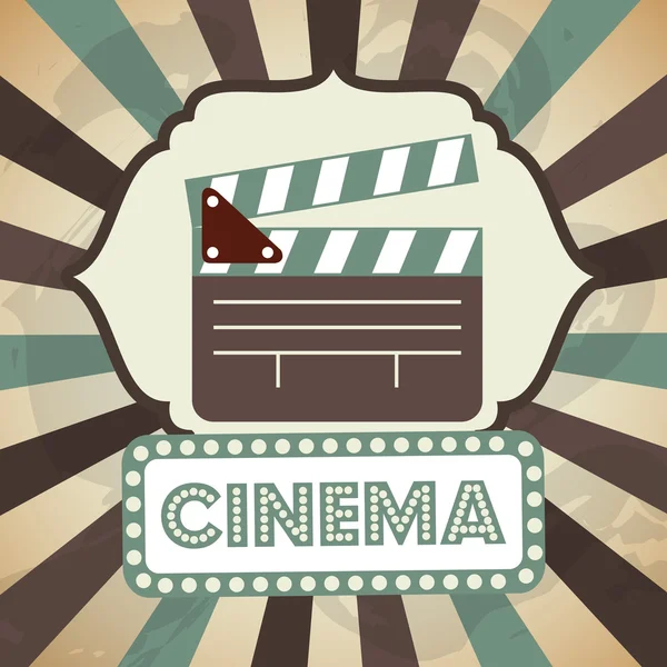 Cinéma divertissement design — Image vectorielle