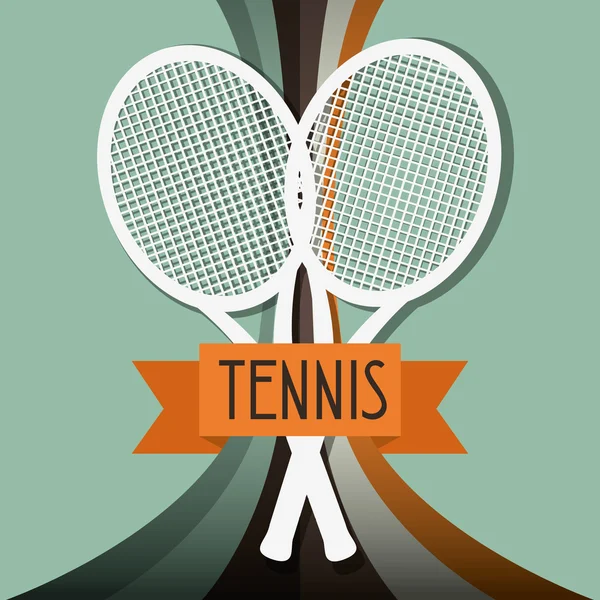 Tenisz sport design — Stock Vector
