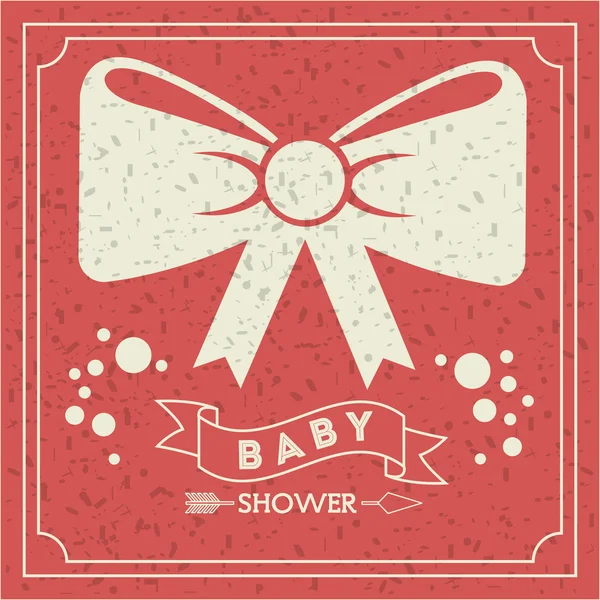 Baby retro frame design — Stock Vector