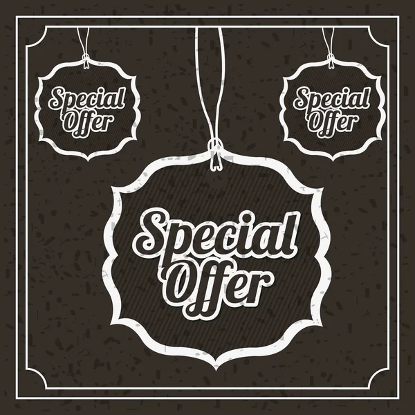 Special offer design — Stock Vector