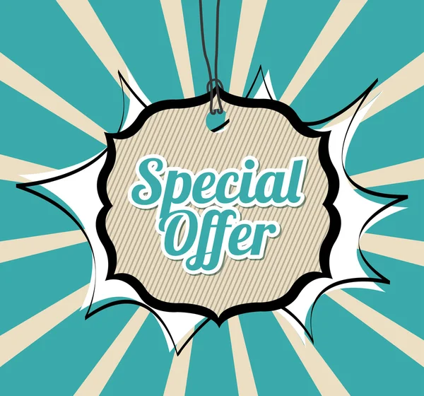 Special offer design — Stock Vector