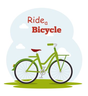Bisiklet ve cyclism grafik tasarım