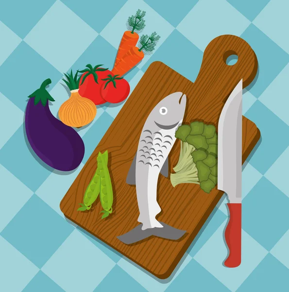 食品と栄養のグラフィック デザイン — ストックベクタ