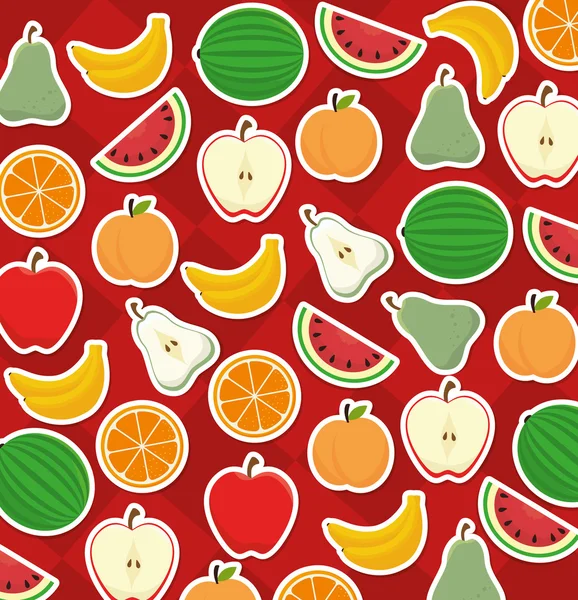 Design graphique alimentaire et nutritionnel — Image vectorielle