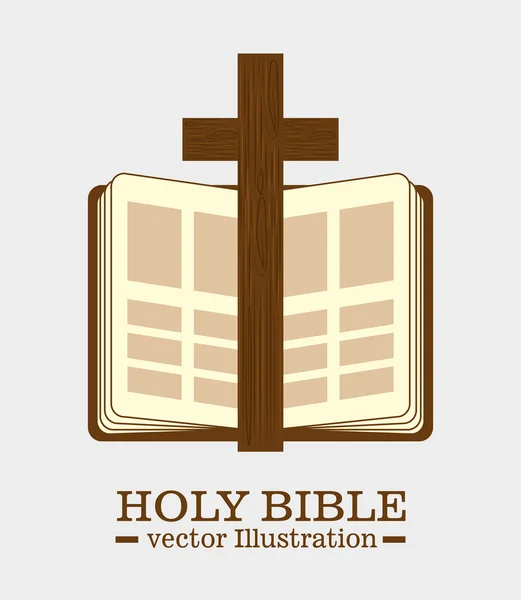Heilige bijbelboek — Stockvector