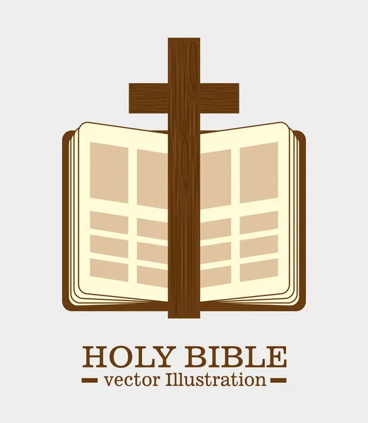 Holy bible book — Stock Vector