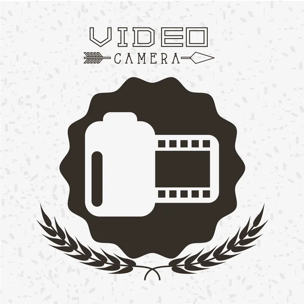 Conception de cadre vidéo — Image vectorielle