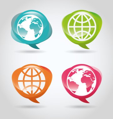 Dünya gezegeni tasarım 