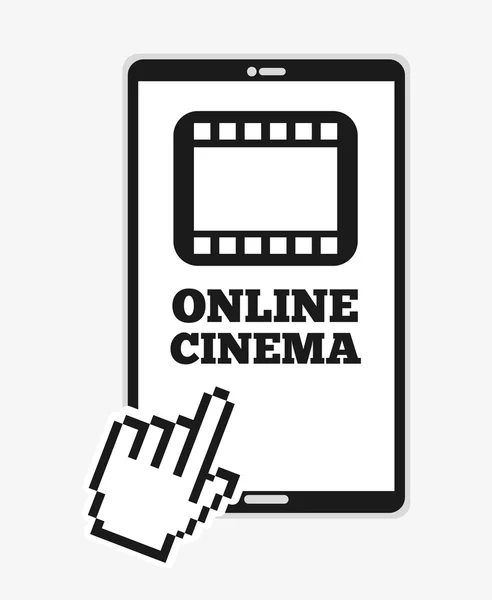 Cinema design online — Vetor de Stock