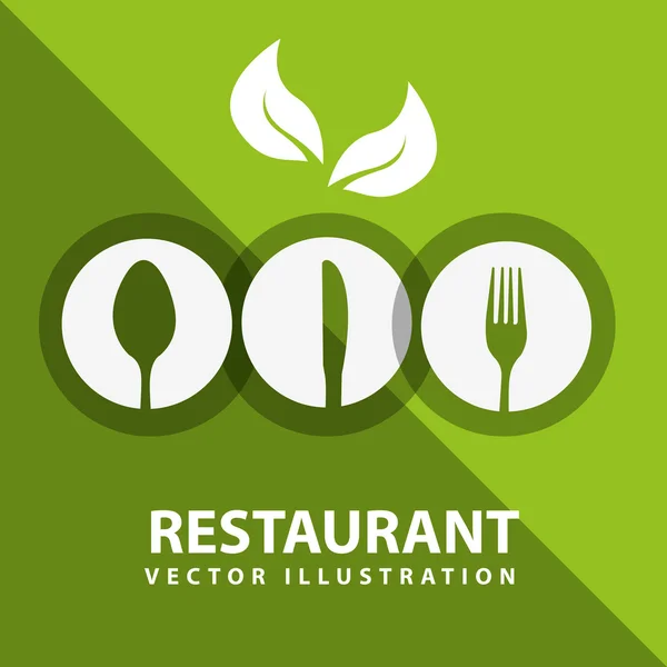 Conception de menus restaurant — Image vectorielle