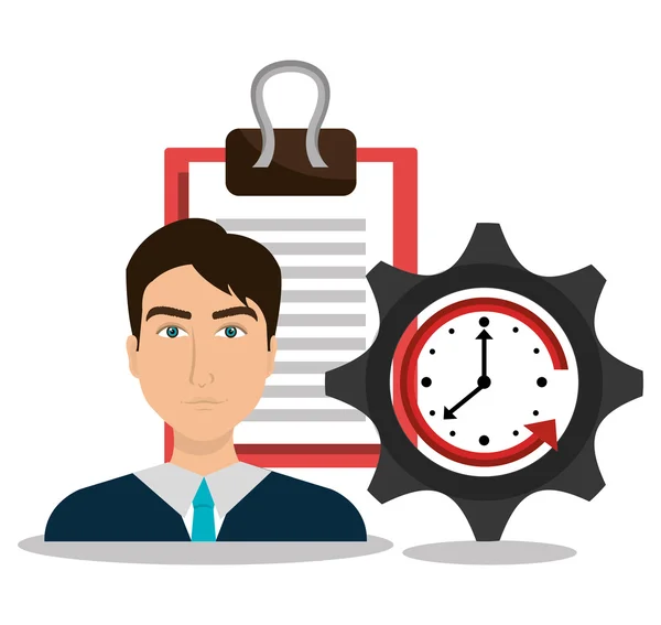 Time management en business — Stockvector