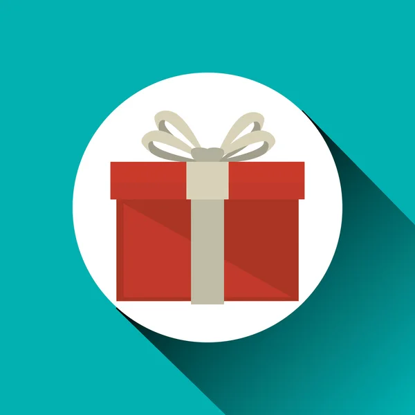 Icono de caja de regalo — Archivo Imágenes Vectoriales