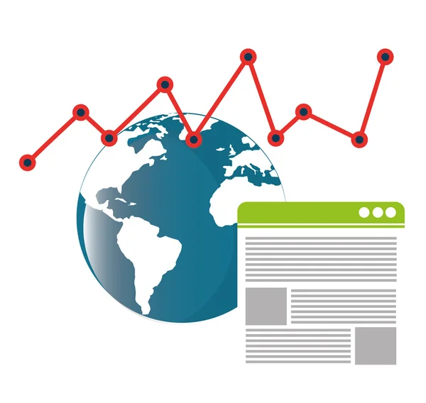 Analitycs información de búsqueda — Vector de stock