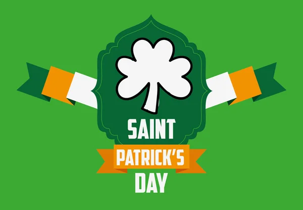 Diseño del Día de San Patricio — Vector de stock