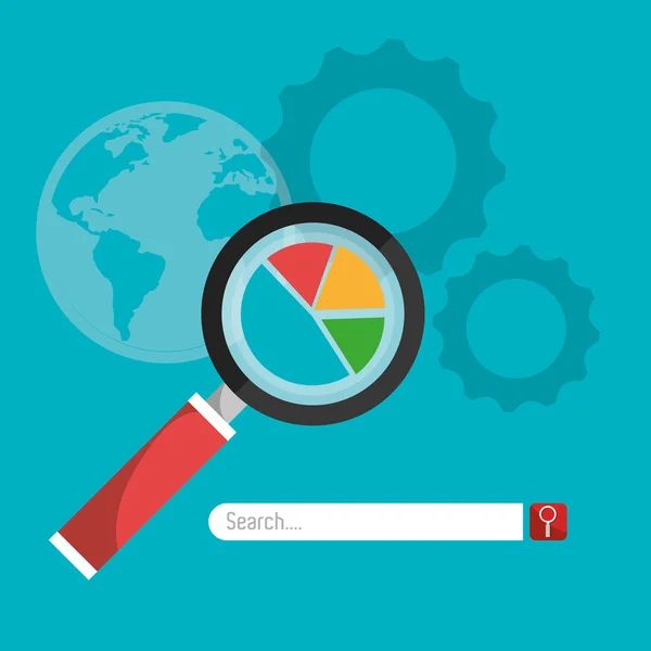 Analitycs información de búsqueda — Archivo Imágenes Vectoriales