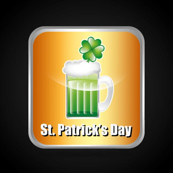 Patrick 's Day Design — Stockvektor