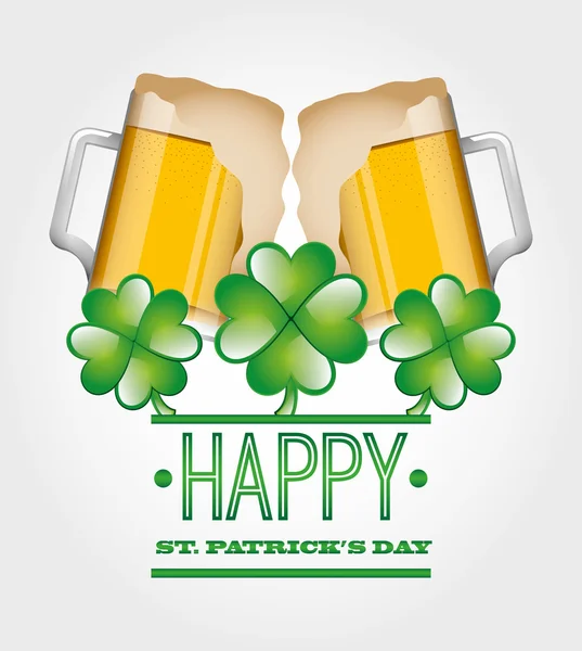 Saint patrick's day design — Stock Vector