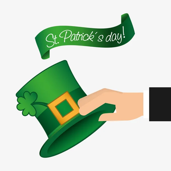 Diseño del Día de San Patricio — Vector de stock