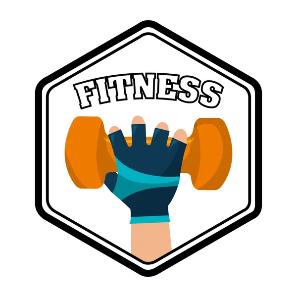 Gym et mode de vie fitness — Image vectorielle