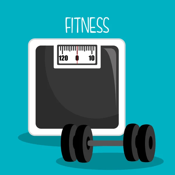 Gym och fitness lifestyle — Stock vektor
