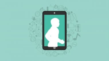 Cep telefonu simgesi tasarım