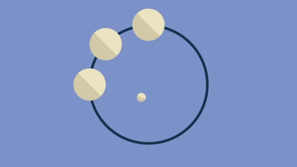 Circle icon design — Stock Video