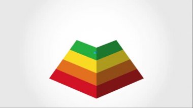 Piramit simgesi tasarım