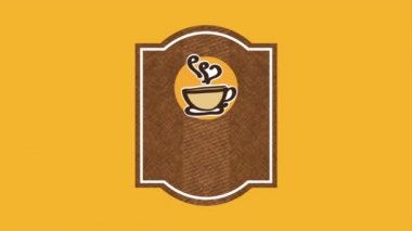 Kahve simgesi tasarımı