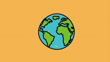 Dünya gezegeni arka plan tasarım