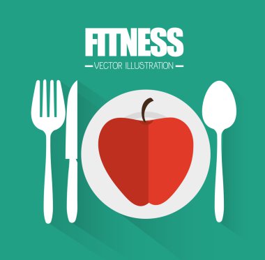 Fitness yaşam tarzı tasarım