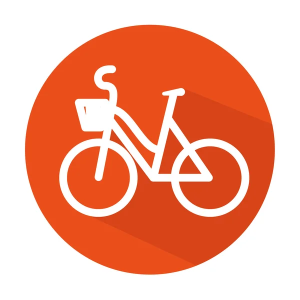 Estilo de vida bicicleta diseño — Vector de stock