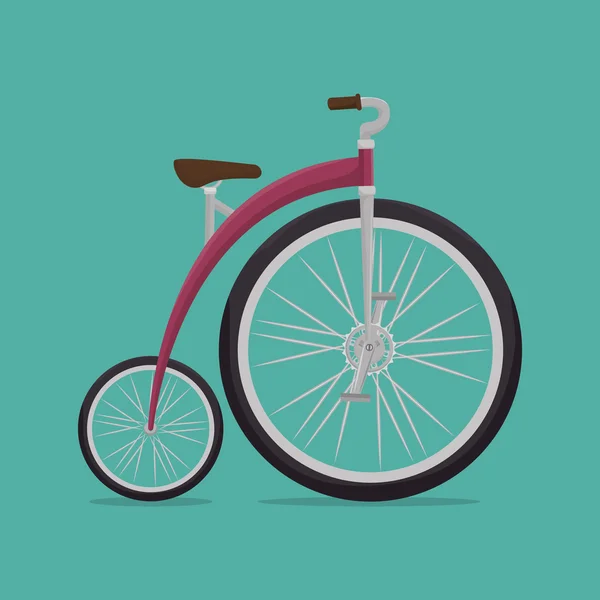 Conception de style de vie de vélo — Image vectorielle