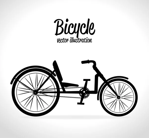 Fiets lifestyle design — Stockvector