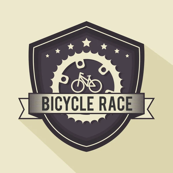 Stile di vita bicicletta design — Vettoriale Stock