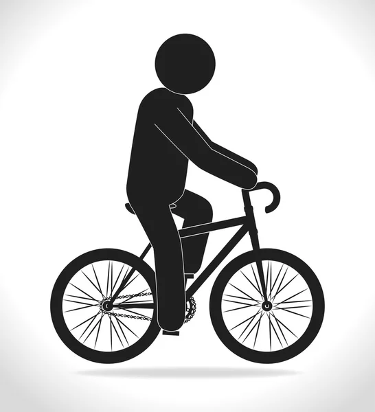 Lifestyle-Design für Fahrräder — Stockvektor