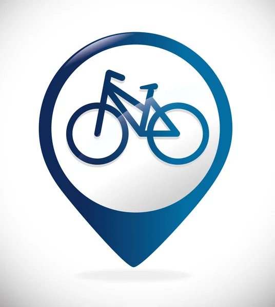 Fiets lifestyle design — Stockvector