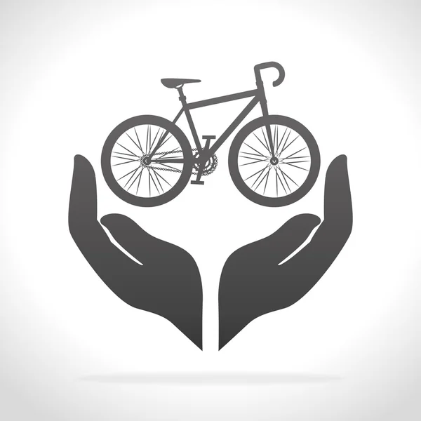 Design de estilo de vida de bicicleta — Vetor de Stock