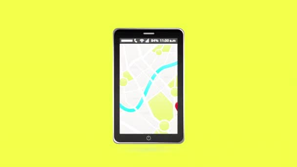 GPS послуги дизайну — стокове відео