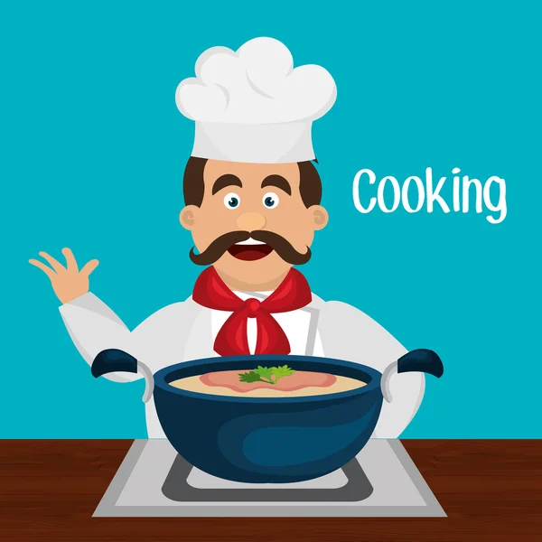 Catering service design — Stockvector