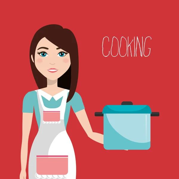 Diseño del servicio de catering — Vector de stock