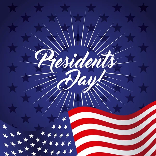 Presidents day design — Stock Vector