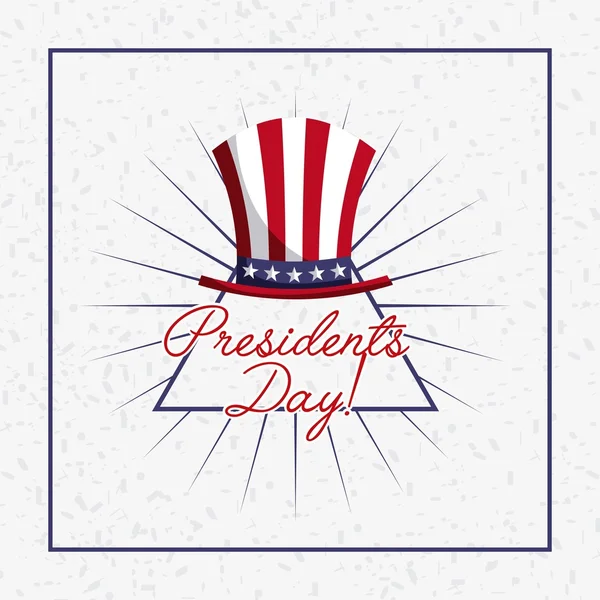 Президентский день дизайна — стоковый вектор