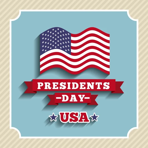 Presidents day design — Stock Vector