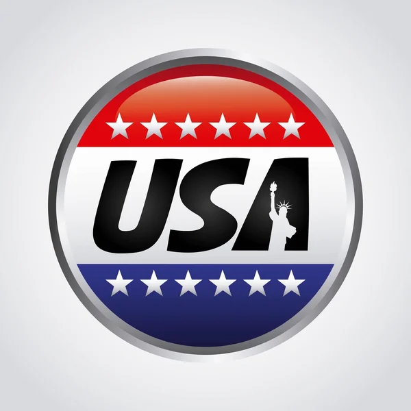 EUA design emblema —  Vetores de Stock