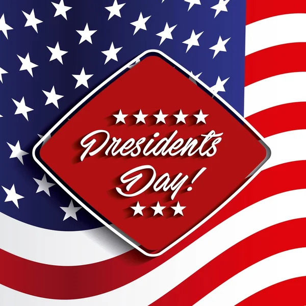 Presidents day design — Stock Vector