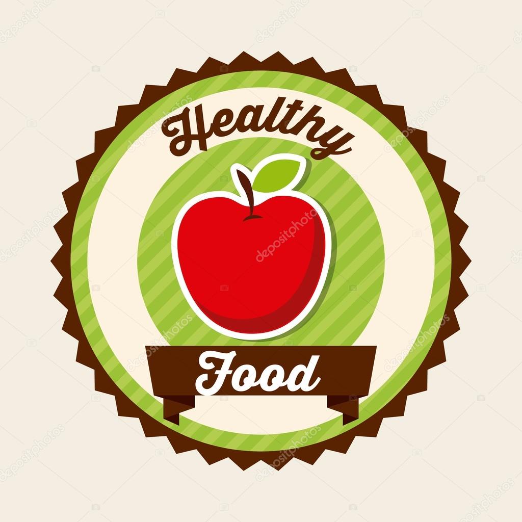 Healthy food design Stock Vector by ©yupiramos 98833634