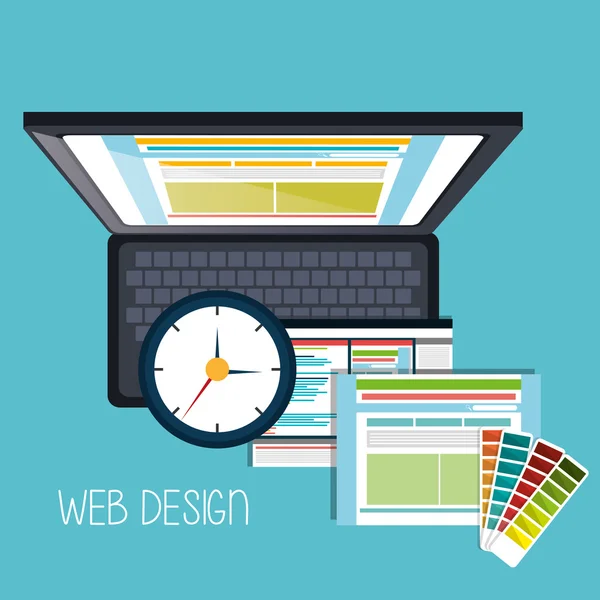 Концепція веб-дизайну — стоковий вектор