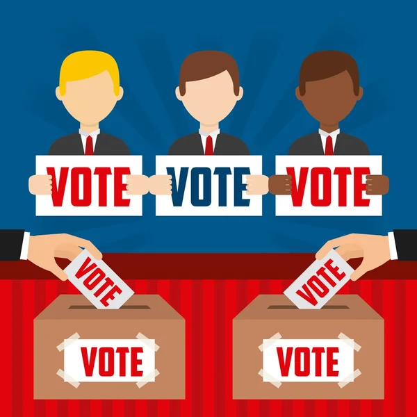 Σχεδιασμός ημέρα εκλογών — Διανυσματικό Αρχείο