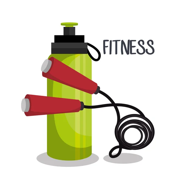 Diseño de fitness deportivo — Vector de stock