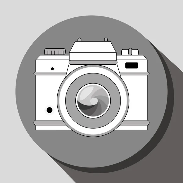 Icônes de caméra design — Image vectorielle